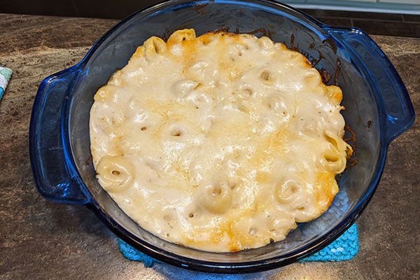 Creamy Baked Tortellini