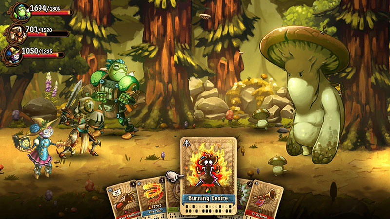 SteamWorld Quest: Hand of Gilgamech in action