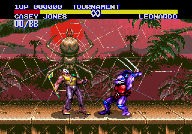 TMNT Tournament Fighters on the Sega Genesis