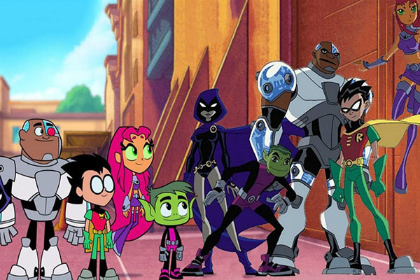 Also featuring the Teen Titans