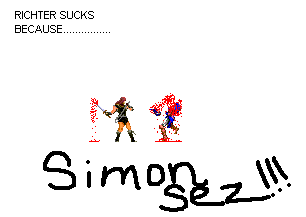 The Simon was made from SotN Fake Trevor.