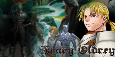 Henry Oldrey (collage; thanks to Castlevania.Free.Fr for the Henry rips)