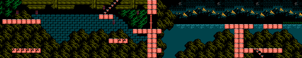 Mountains in Castlevania III