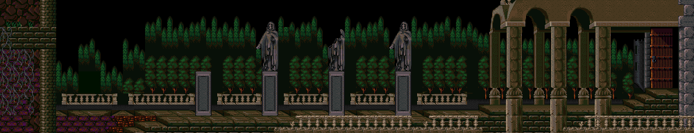 The Ruined Mansion inSuper Castlevania IV