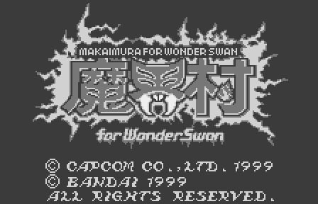 Makaimura for WonderSwan