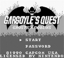 Gargoyle's Quest: Ghosts 'n Goblins