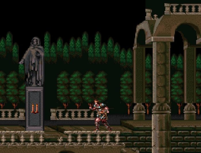 The Courtyard in Super Castlevania IV