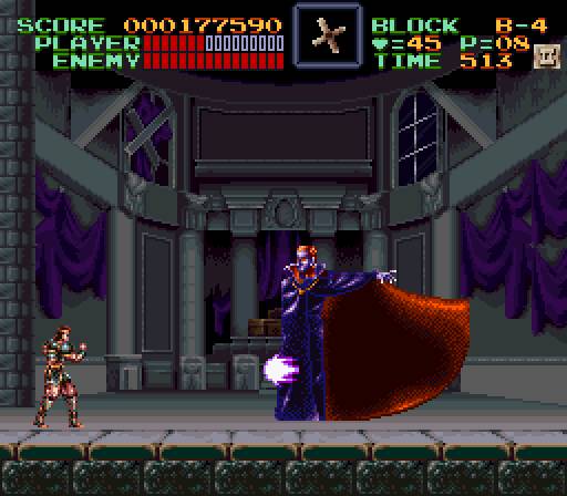 Dracula in Super Castlevania IV