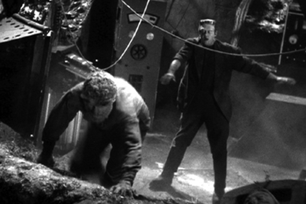 Frankenstein Meets the Wolf Man